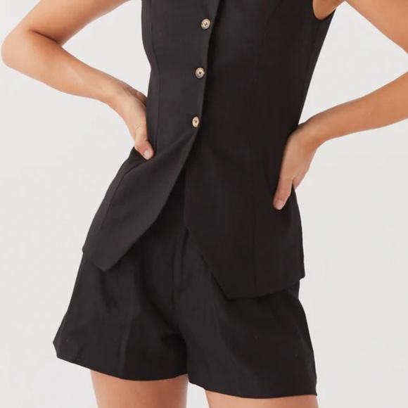 Peppermayo - High Waist Black Shorts - Picture 4 of 7